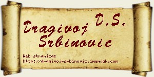 Dragivoj Srbinović vizit kartica